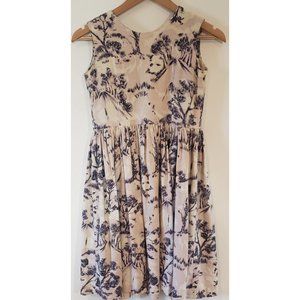 Vintage printed dress
